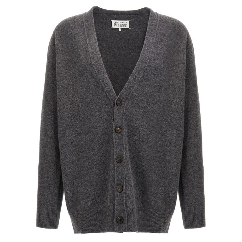 Maison Margiela Gray Wool Men's Cardigan